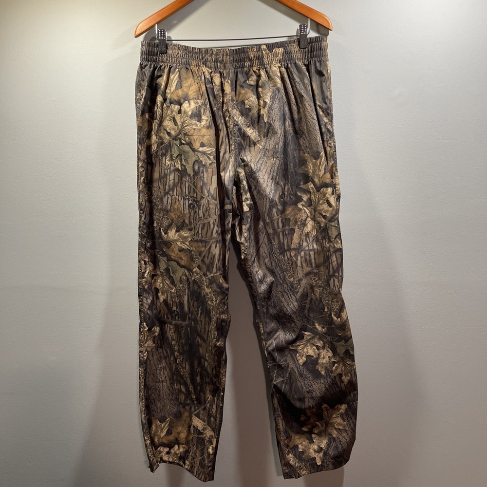Cabelas Rain Pants Mens Large Camouflage Mossy Oak Break-Up Hunting Outdoor Gear