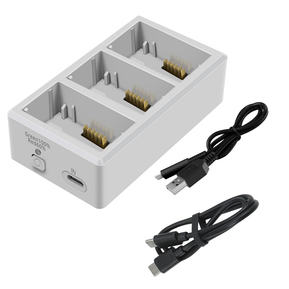 3 Way Fast Charging Dock For DJI Mini 3 Pro with Auto Detection