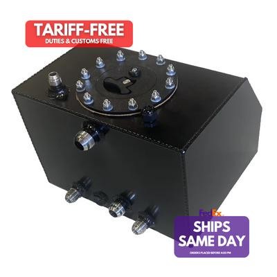 Rci 20400KD, Tank 4 Gal Alum Fuel Cooler Black High Performance & Racing Parts