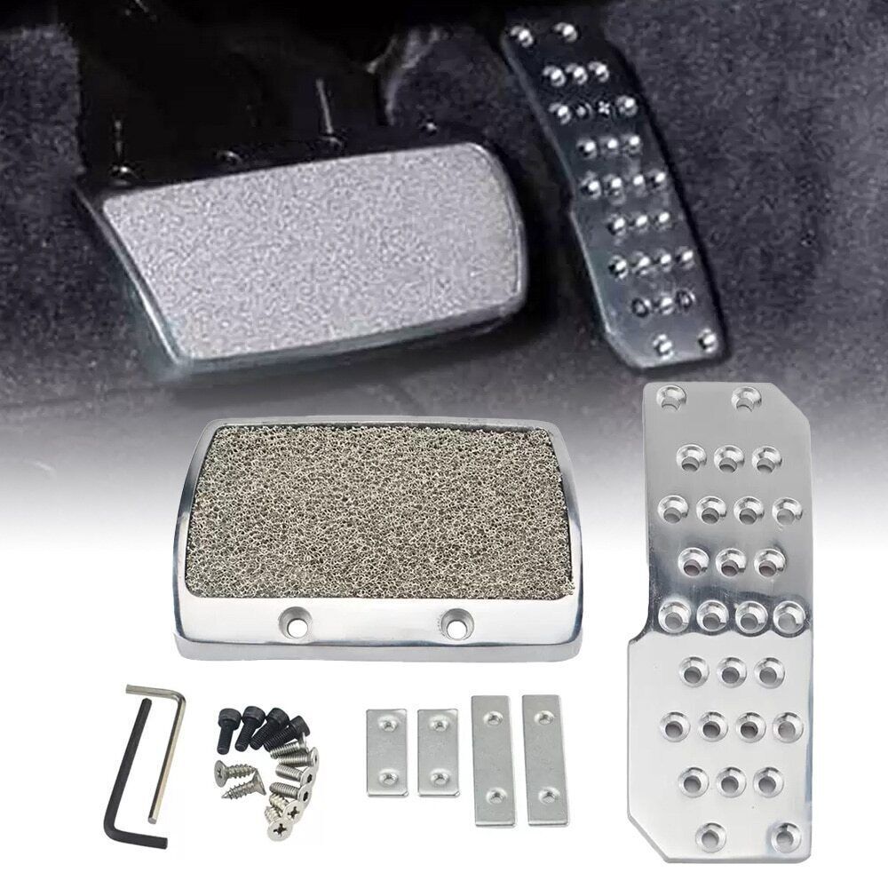 Upgrade Your Ride with Durable Aluminum Mugen Auto Transmission Pedals and Foot Rest