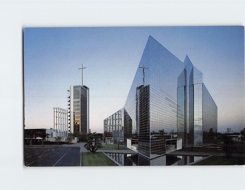 Postcard A Crystal Cathedral Sunrise Garden Grove California USA