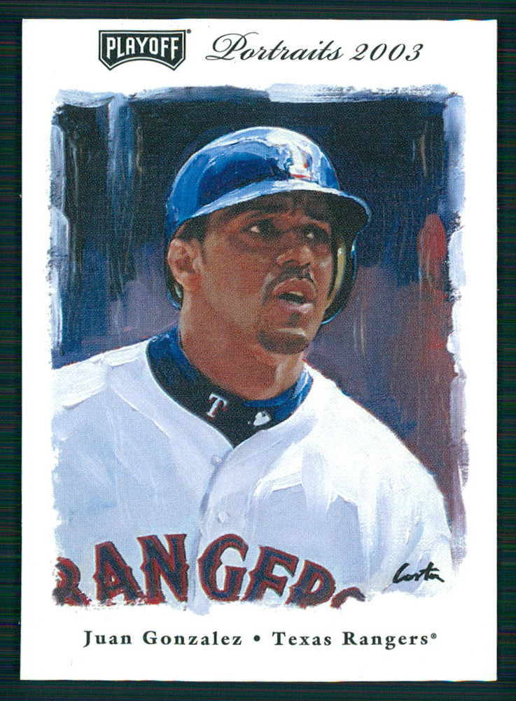 2003 Playoff Portraits - Juan González #37