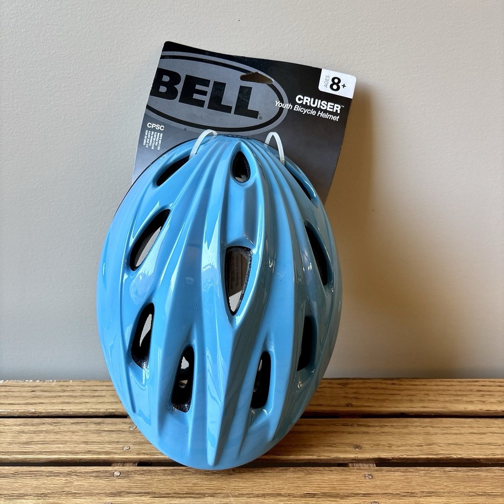 Youth Bell Cruiser Krypto 8+ Bike Helmet 55-57cm Blue Skateboard Cycling