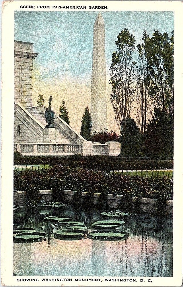 Postcard MONUMENT SCENE Washington District of Columbia DC AI6091