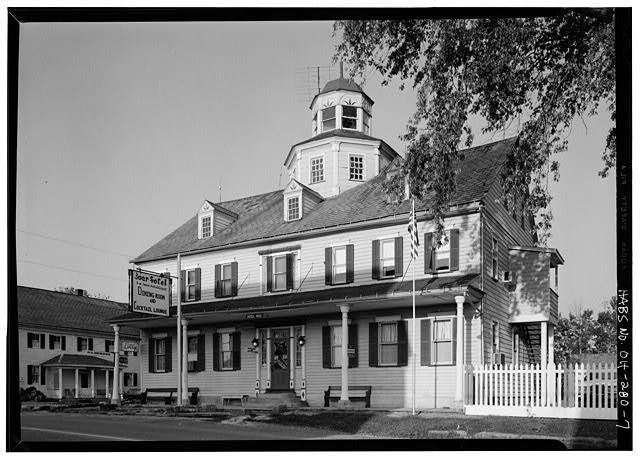 Zoar Hotel Zoar Ohio 1900s Exterior General View Front Main St Second St
