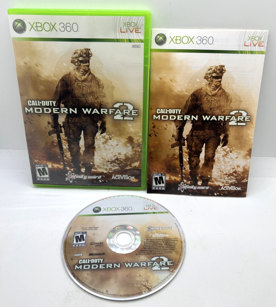 Call of Duty: Modern Warfare 2 (Xbox 360, 2009) Complete w/ Manual - Tested