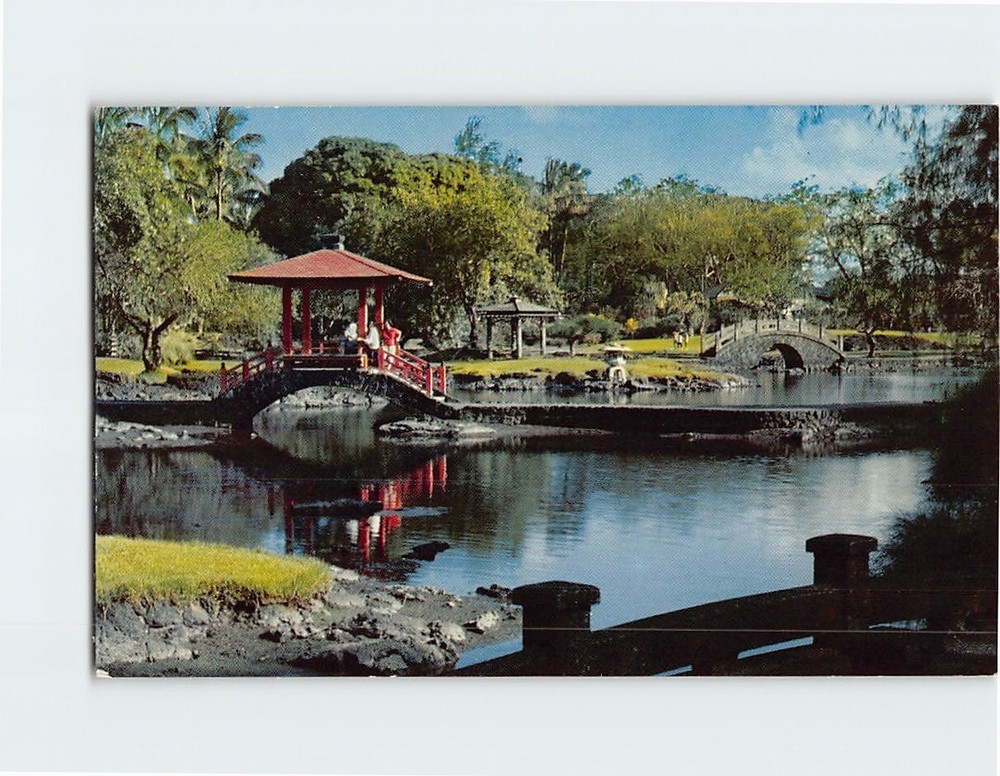 Postcard Liliuokalani Park Hilo Hawaii USA