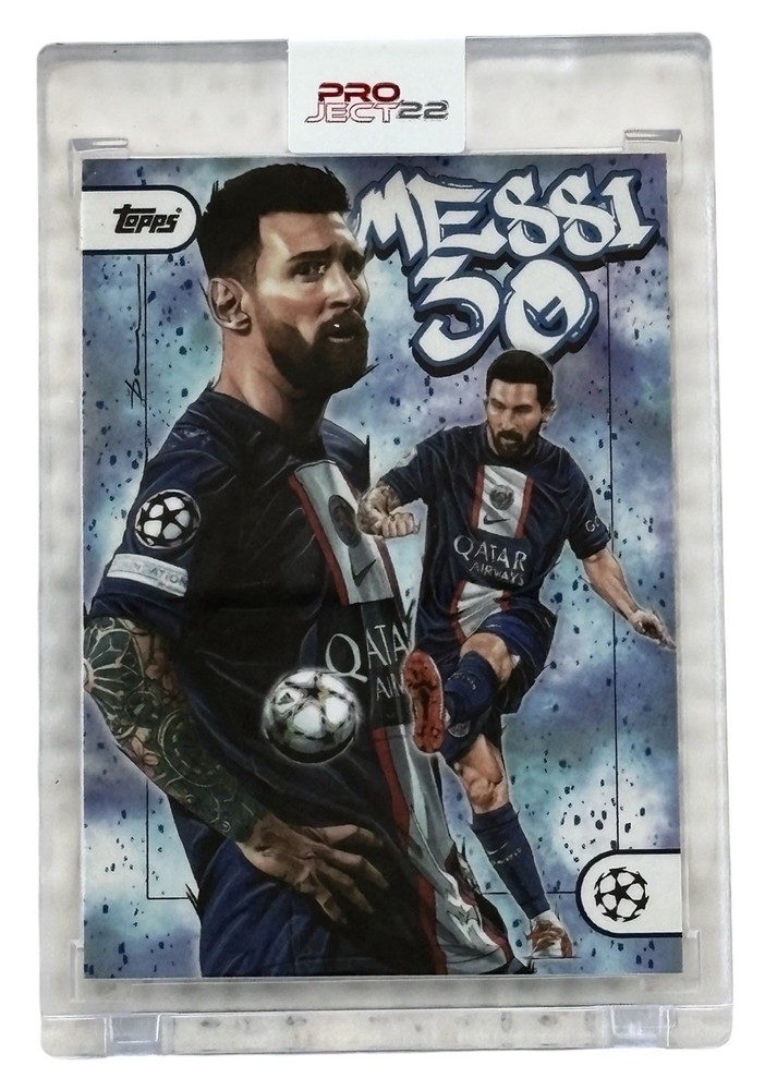 2022 Topps Project 22 Online Exclusive /5132 Lionel Messi by Dai Tamura