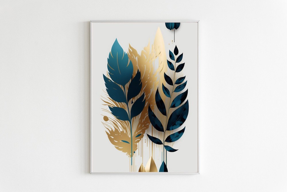 Leaf Botanical Wall Art Print Flower Market Print Neutral Wall Art Decor Boho