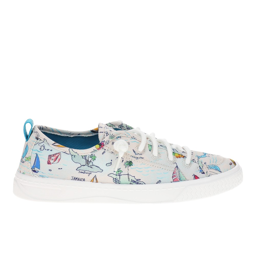 Sperry Shorefront Graphic Slip On  Womens White Sneakers Casual Shoes STS86889