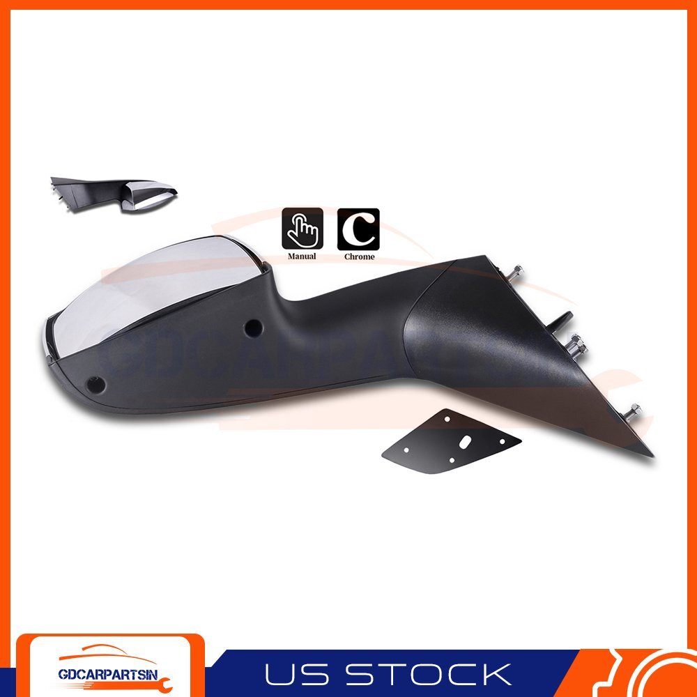 Compatible With VOLVO VNL 2004-2016 Truck Hood Driver Side Mirror Chrome