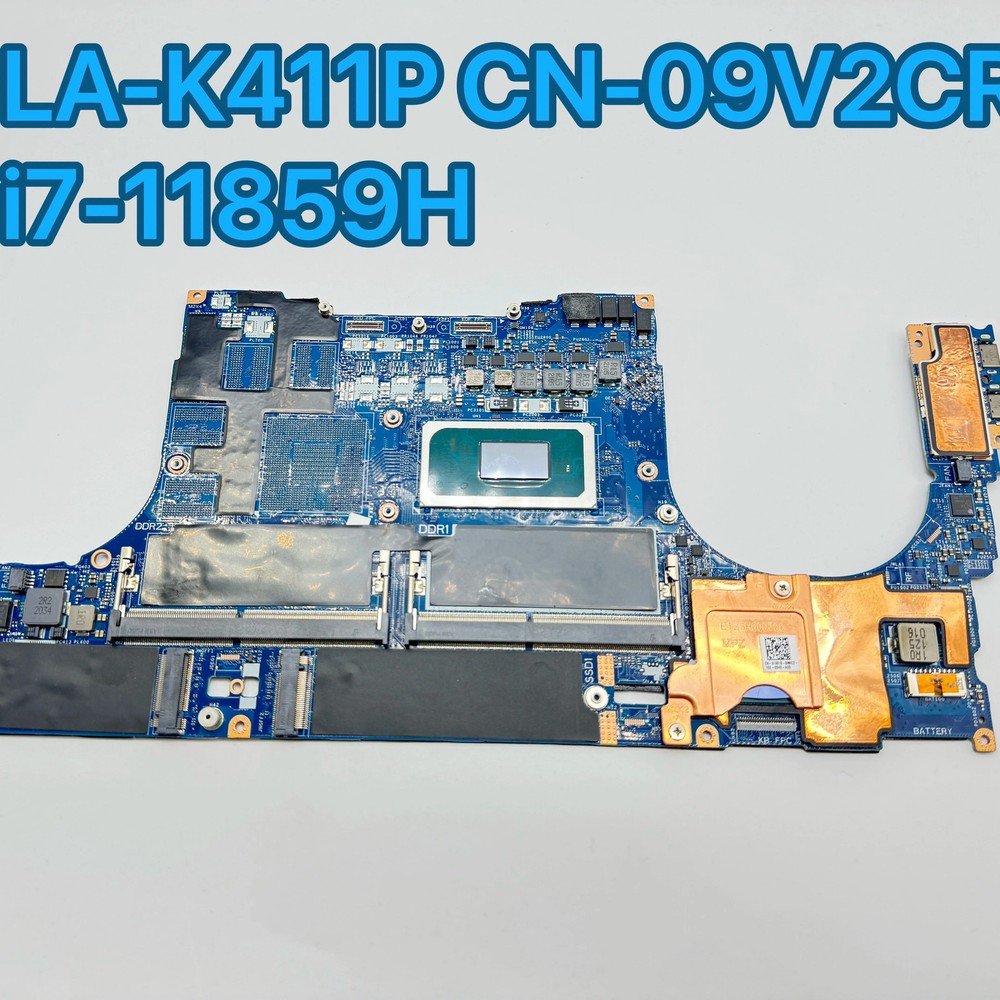LA-K411P FOR Dell Precision 5560 XPS 9510 i7-11850H LaptopMotherboard 09V2CR