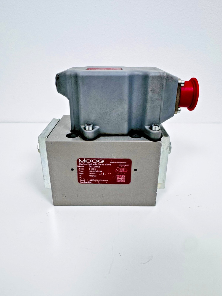 MOOG G631-3005B Electro Hydraulic Servo Valve 4500 PSI Industrial Valve