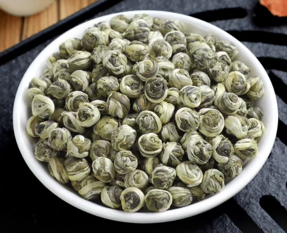 1000g Premium Jasmine Dragon Pearl Green Tea Loose Leaf Hand-Rolled