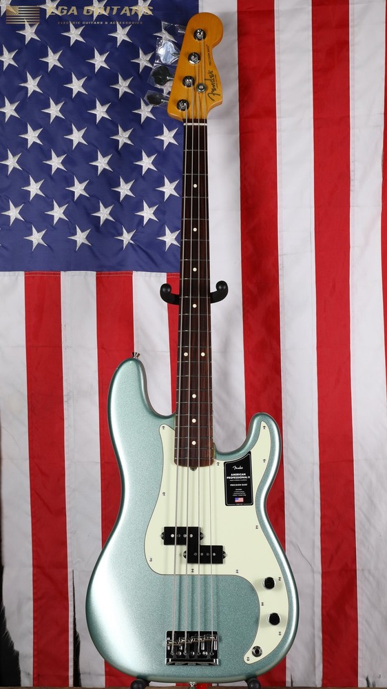 Fender American Professional II Precision Bass - Mystic Surf Green