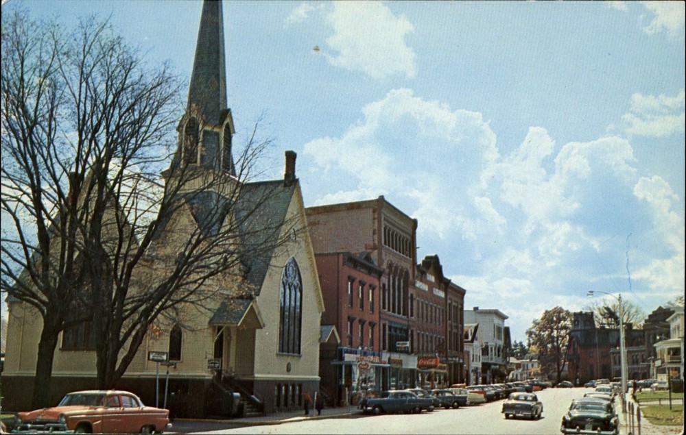 First Church of Christ Scientist St. Johnsbury Vermont VT Main Street ~ 1970s