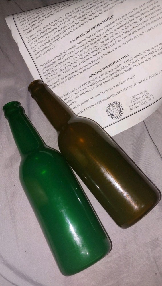Nielsen Vanishing Bottle Magic tricks