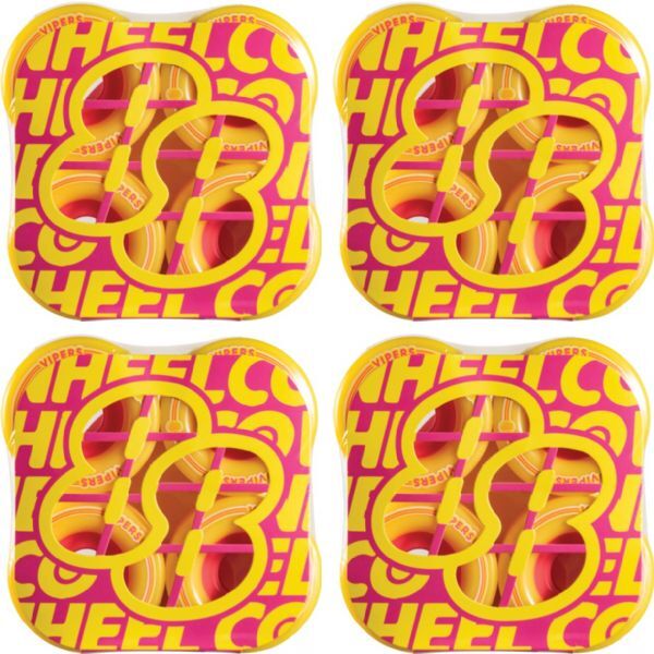 88 Wheel Co  Viper Freeride Skateboard Wheels - 70mm 76a (Set of 4)