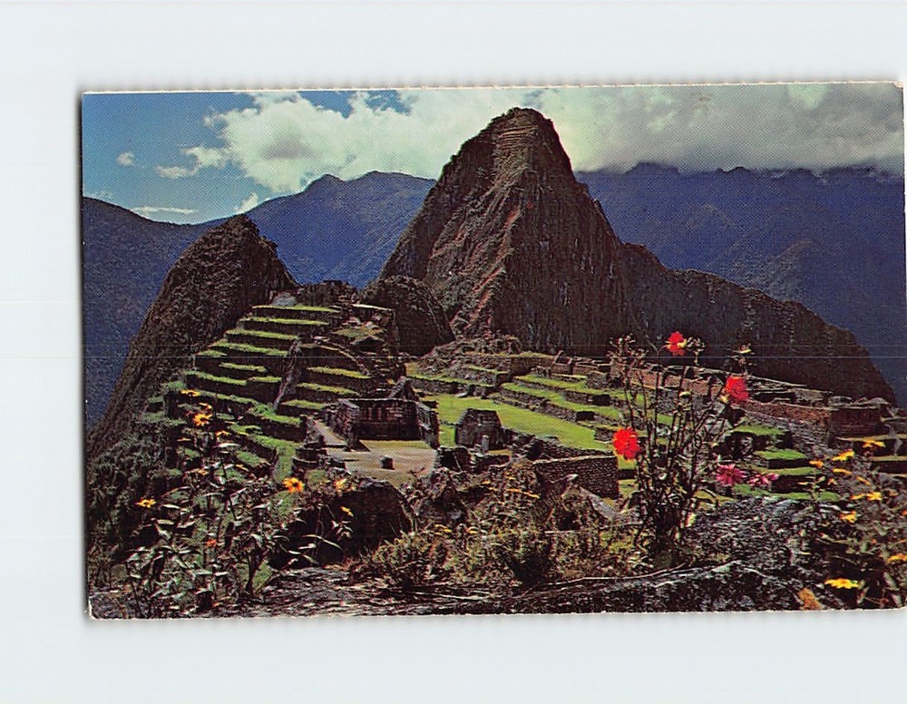 Postcard Historic Sanctuary of Machu Picchu Peru