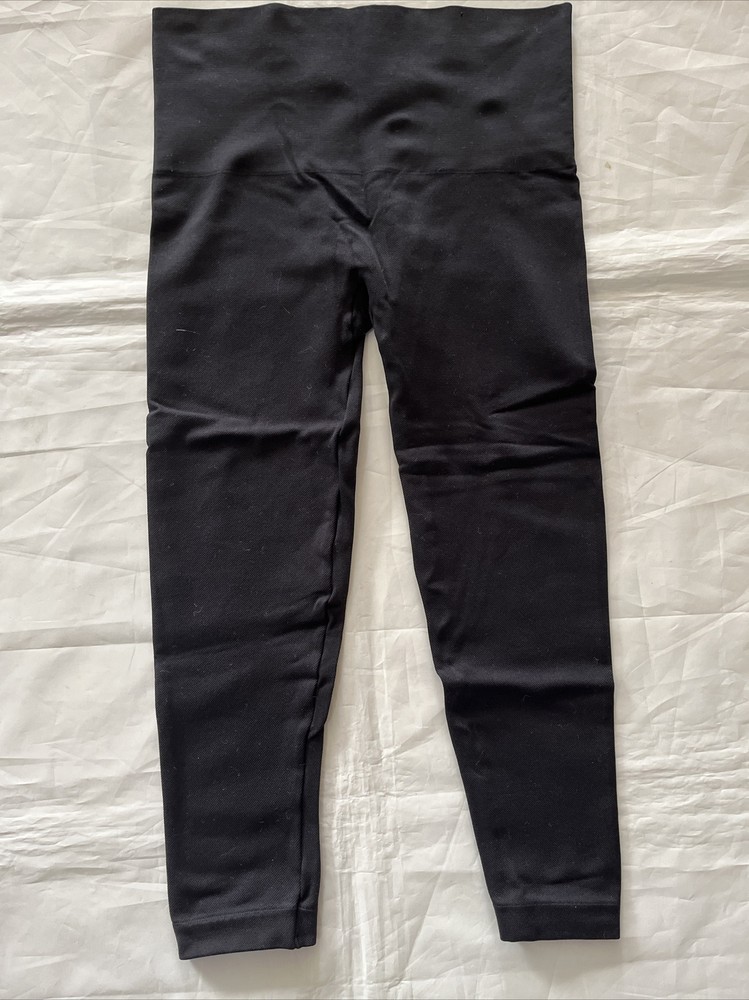 Spanx Look at Me Now Seamless Shapewear Leggings for Women in Large Black