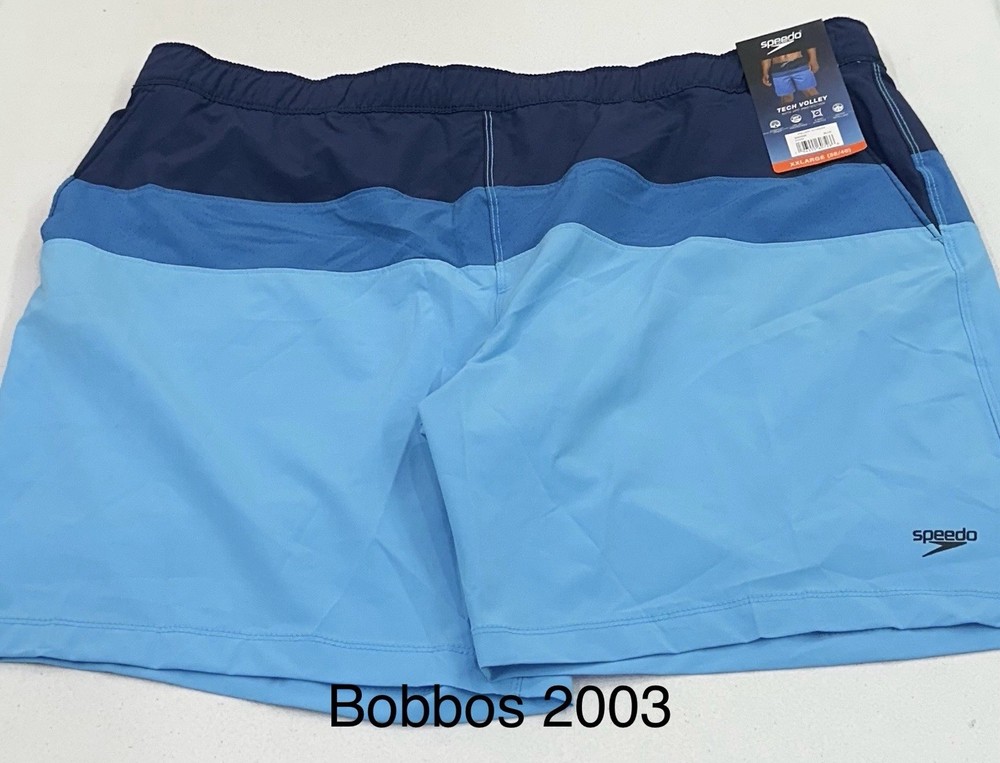 Speedo Men's Hydro Tech Volley Swim Shorts, Blue, Size XXL