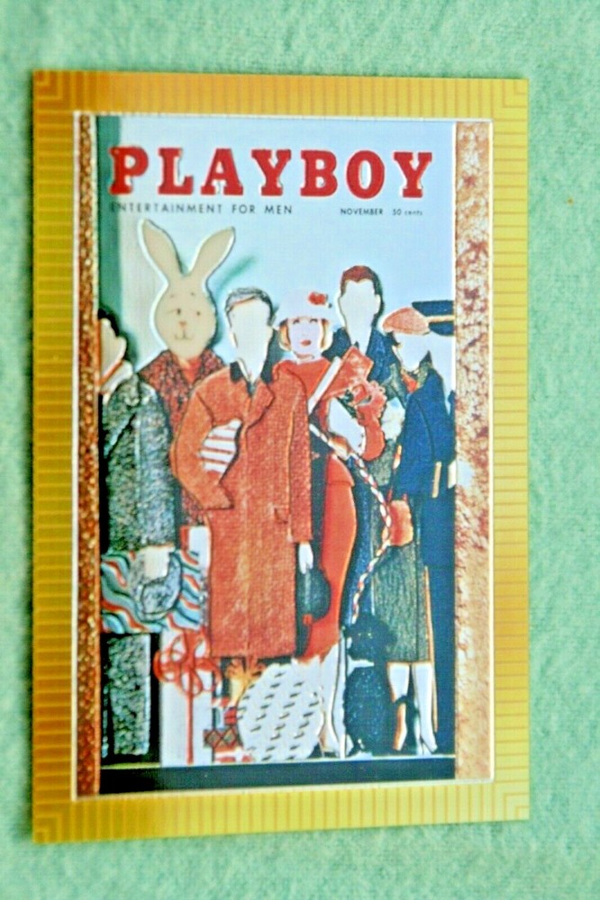 NOVEMBER, 1956 1995 PLAYBOY CHROMIUM COVER CARD EDITION 1 #07