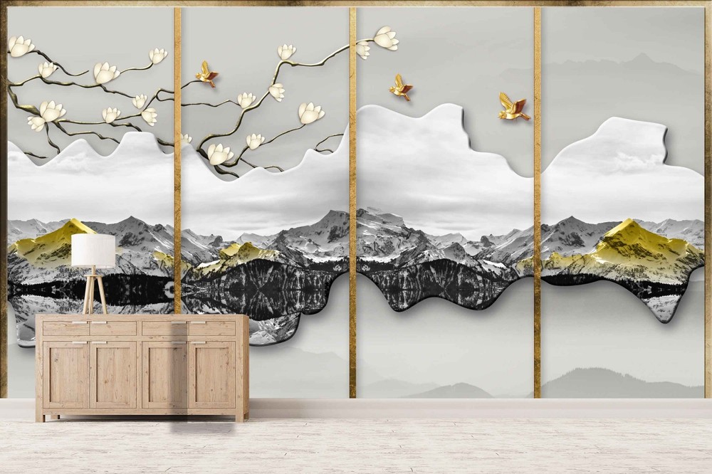 3D Chinese Decoration Painting Wall Murals Wallpaper Murals Wall Sticker