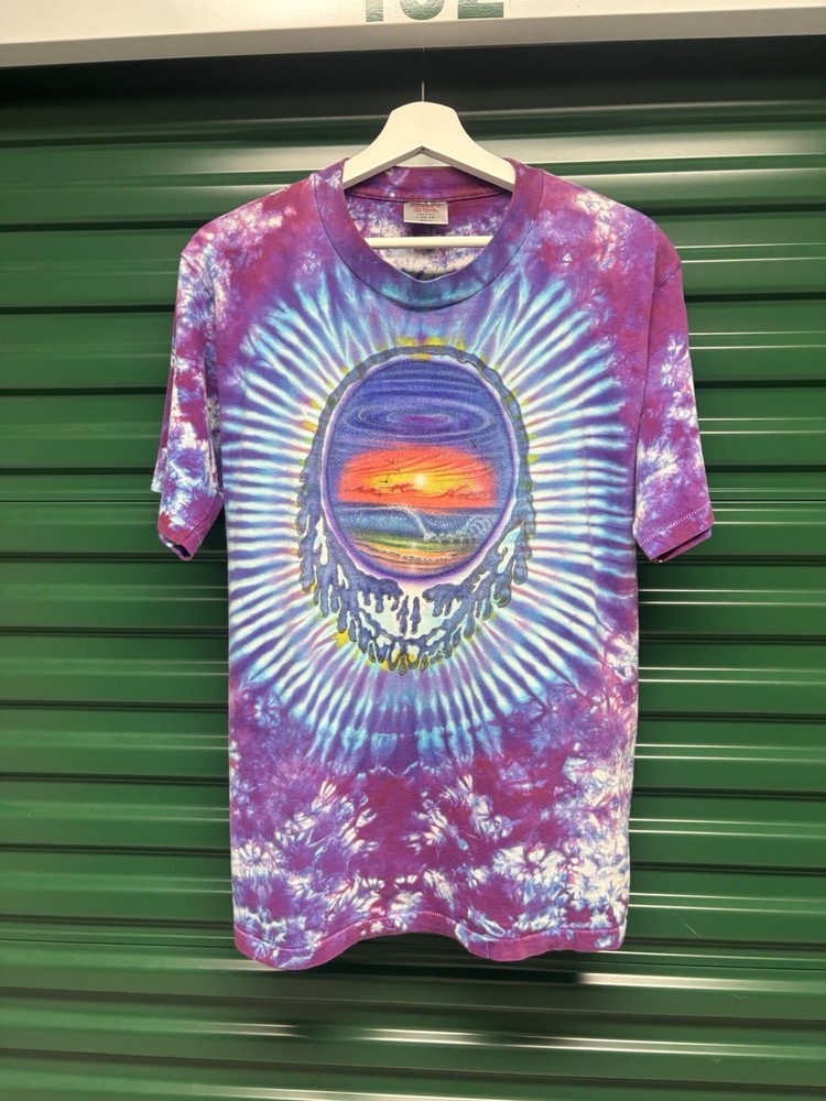 Parking Lot Boot Grateful Dead Vintage Men's Tie-dye Skull Graphic Design shirt