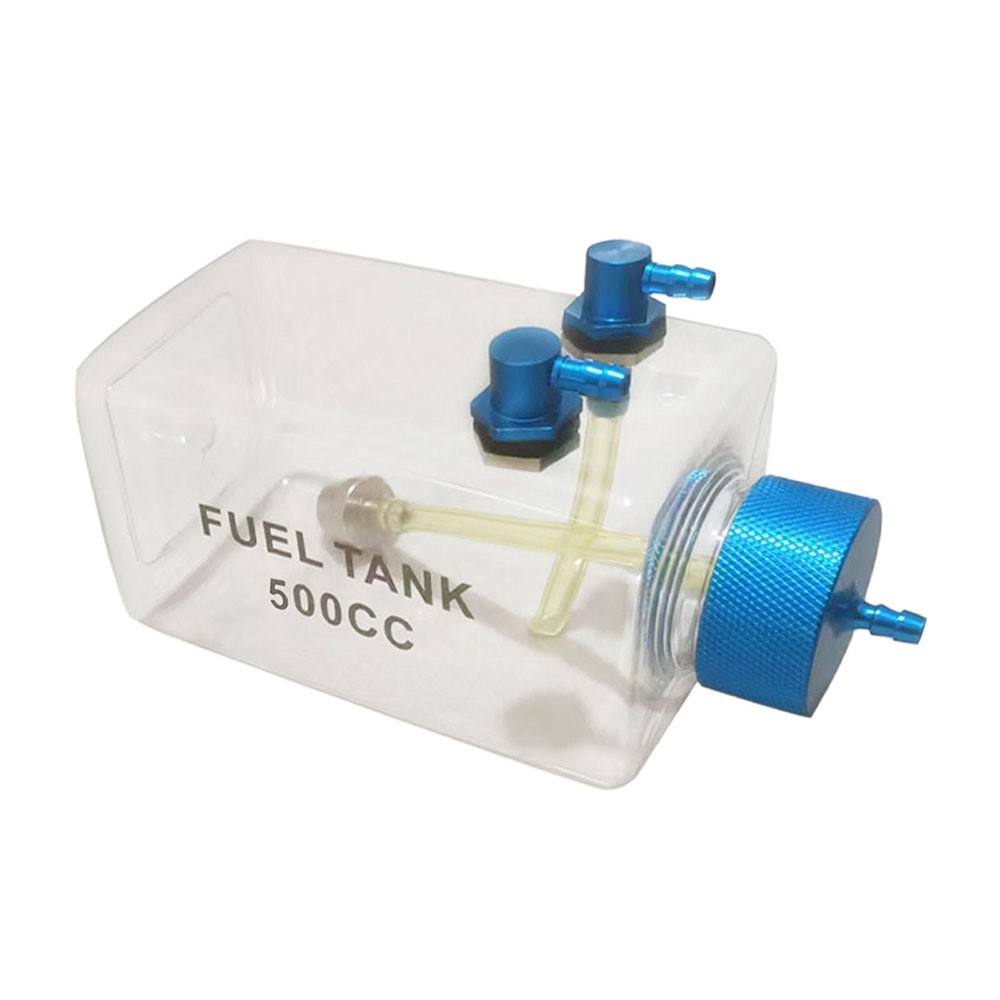 500CC Clear Fuel Tank with Metal Cap For RC Airplane Gasoline Engine