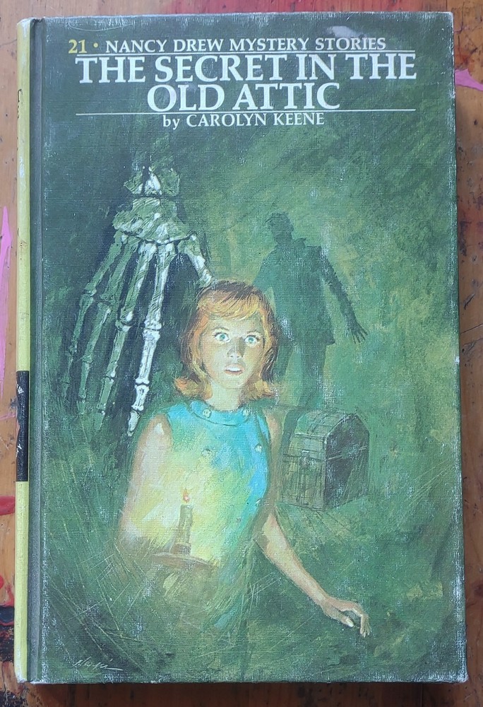Nancy Drew Mystery #21 The Secret in the Old Attic Carolyn Keene HC 1970