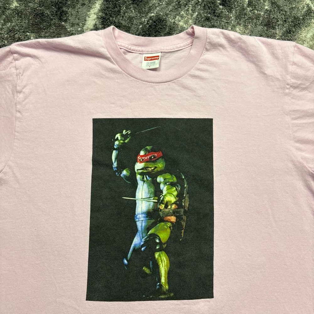 Supreme Shirt Mens Large Teenage Mutant Ninja Turtles TMNT Pink Skate Streetwear