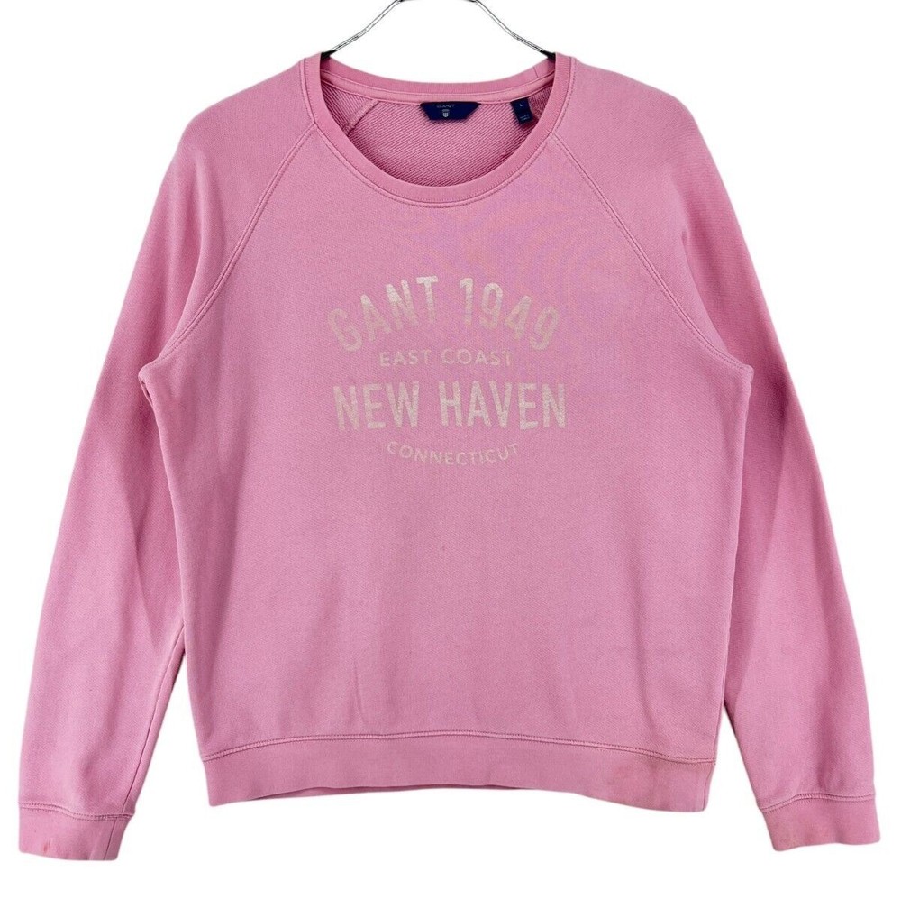 GANT Pink Crew Neck Jumper Pullover Sweater Men Size L