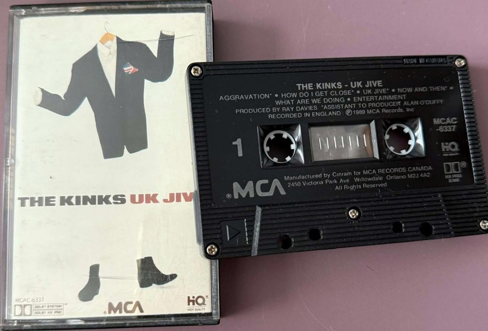 The Kinks - UK Jive Cassette Tape VG+ C29