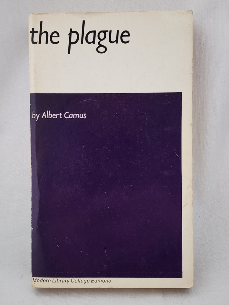 The Plague by Albert Camus, Modern Library College Editions (T 69) 1948 *GOOD*