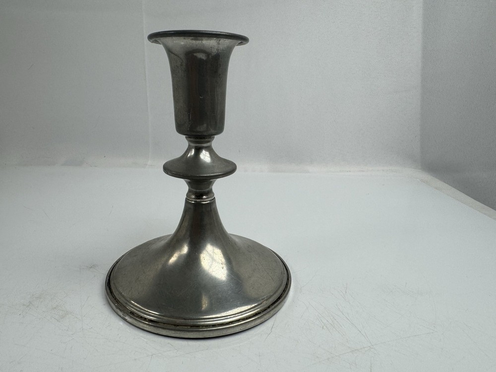 Empire Pewter Weighted Candlestick Candle Holders 833  4.75