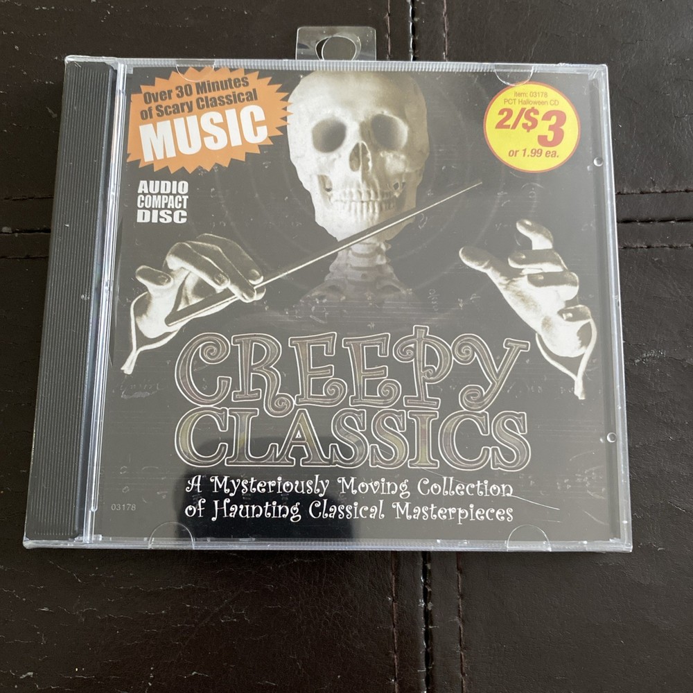 Creepy Classics Music CD Haunted Halloween Classical Collection Scary Music NEW