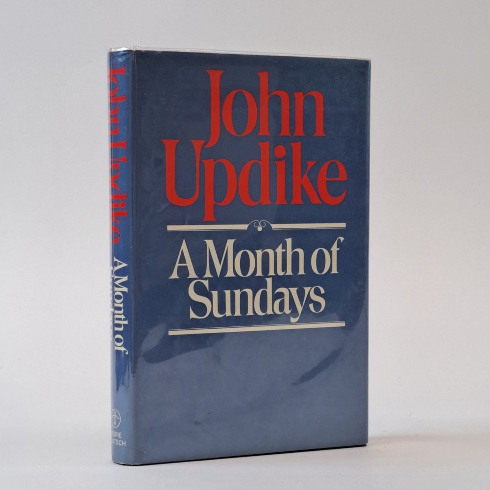 John Updike / A MONTH OF SUNDAYS Signed 1st Edition 1975