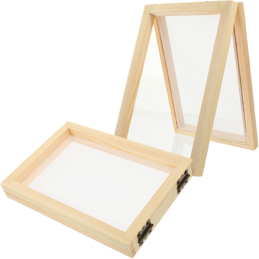 2 Pcs/set Copper Paper Frame Student Making Mold Screen Printing