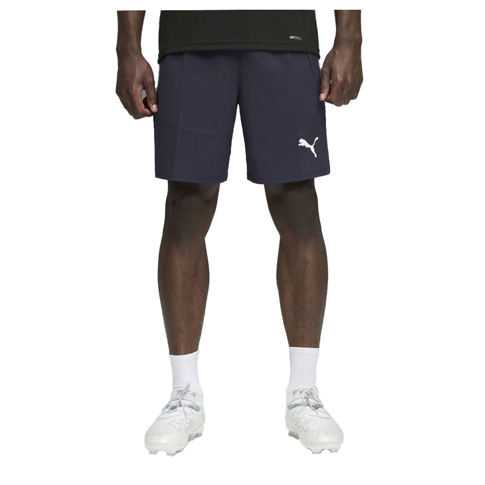 PUMA Team Final Soccer Shorts Mens Blue Casual Athletic Bottoms 70574306