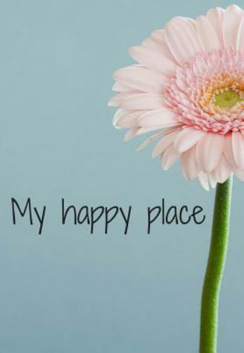 My Happy Place by Journals, Flower, Like New Used, Free shipping in the US
