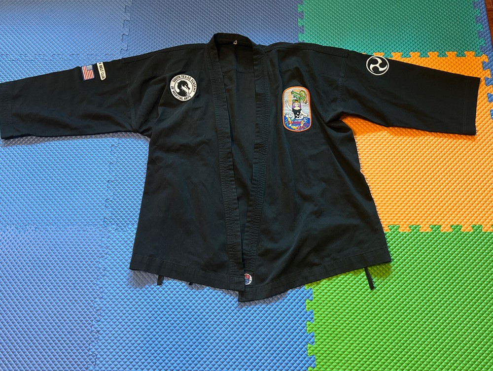 Pro Force Gi Karate Kimono for BJJ by South Texas Martial Arts Black Belt-image