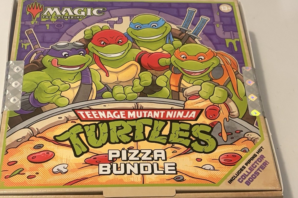 MTG Pizza Bundle Teenage Mutant Ninja Turtles TMT New Sealed Magic the Gathering