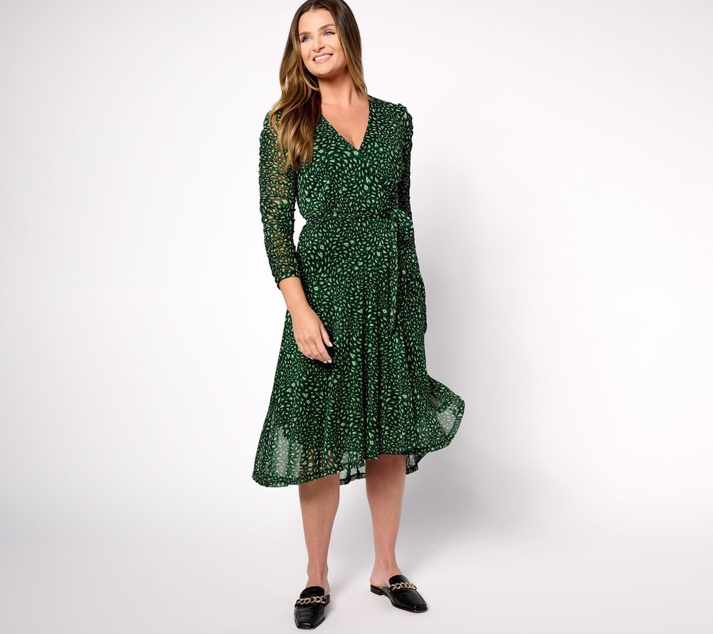 Susan Graver Women's Petite Dress PXL Occasions Pet Multi-colored A623508