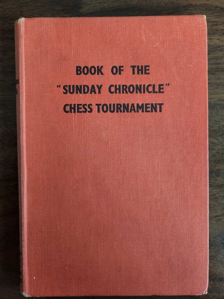 chess tournament London 1946 games uncommented hardcover