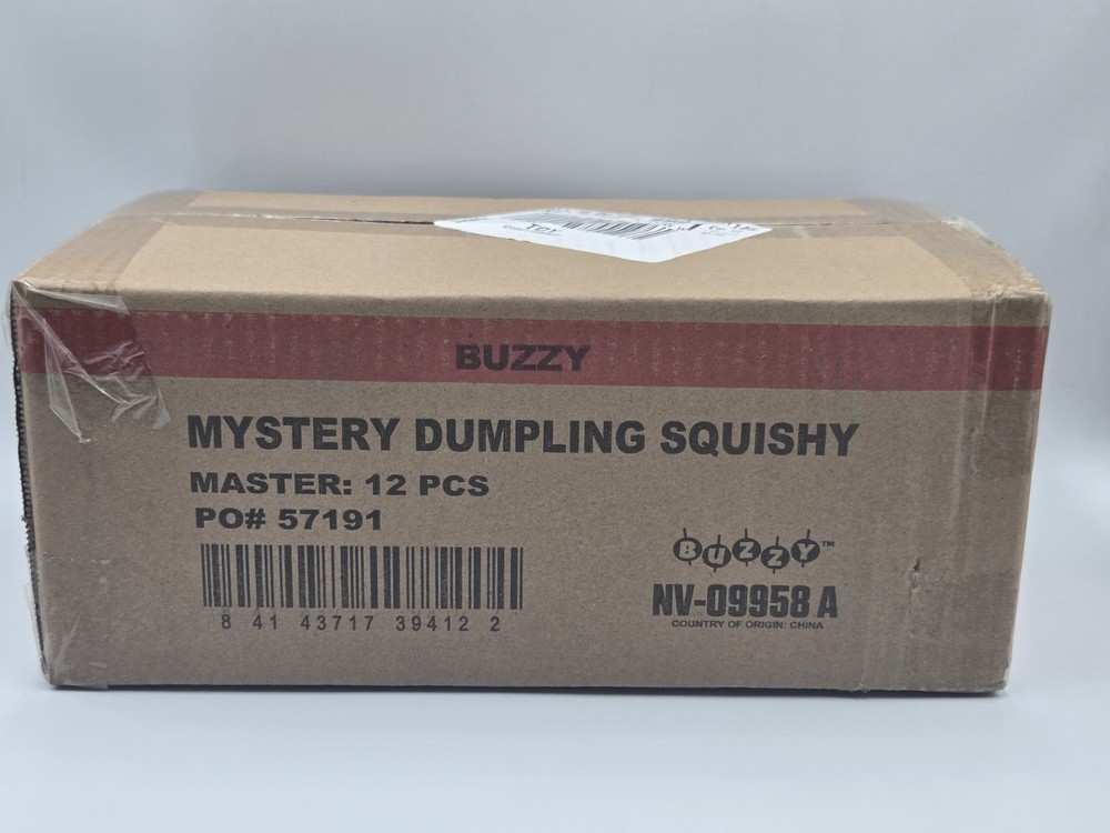 Squishy Bun Rainbow Mystery Dumpling Full Case (12) Twelve Dumplings Sealed