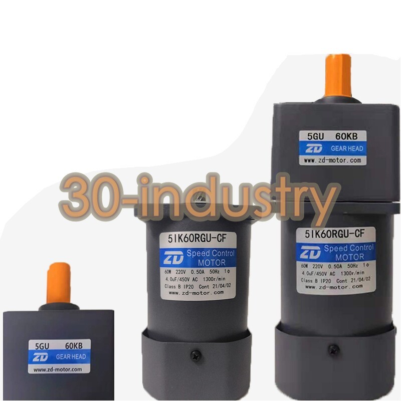 1PCS ZD 5IK60RGU-CF 5GN3/3.6/5/7.5/9/10/12.5/15/18K Gear Reducer Motor 220V 60W