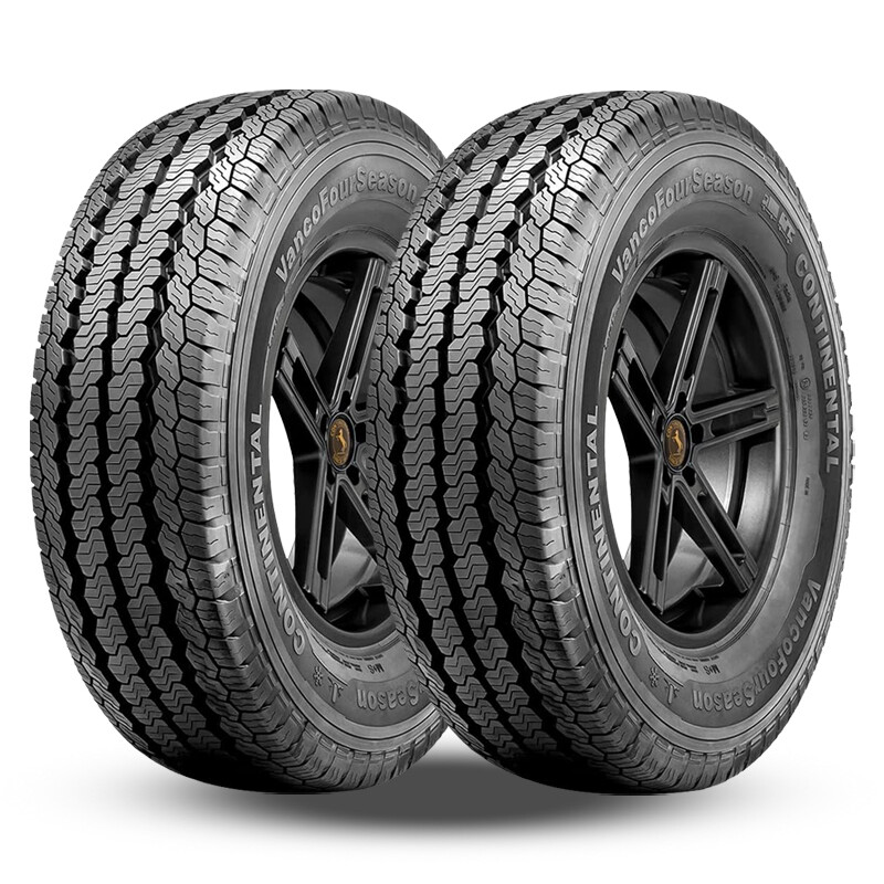 2 Continental VancoFourSeason 205/75R16 110/108R Cargo Van Fleet Tire 8 PLY