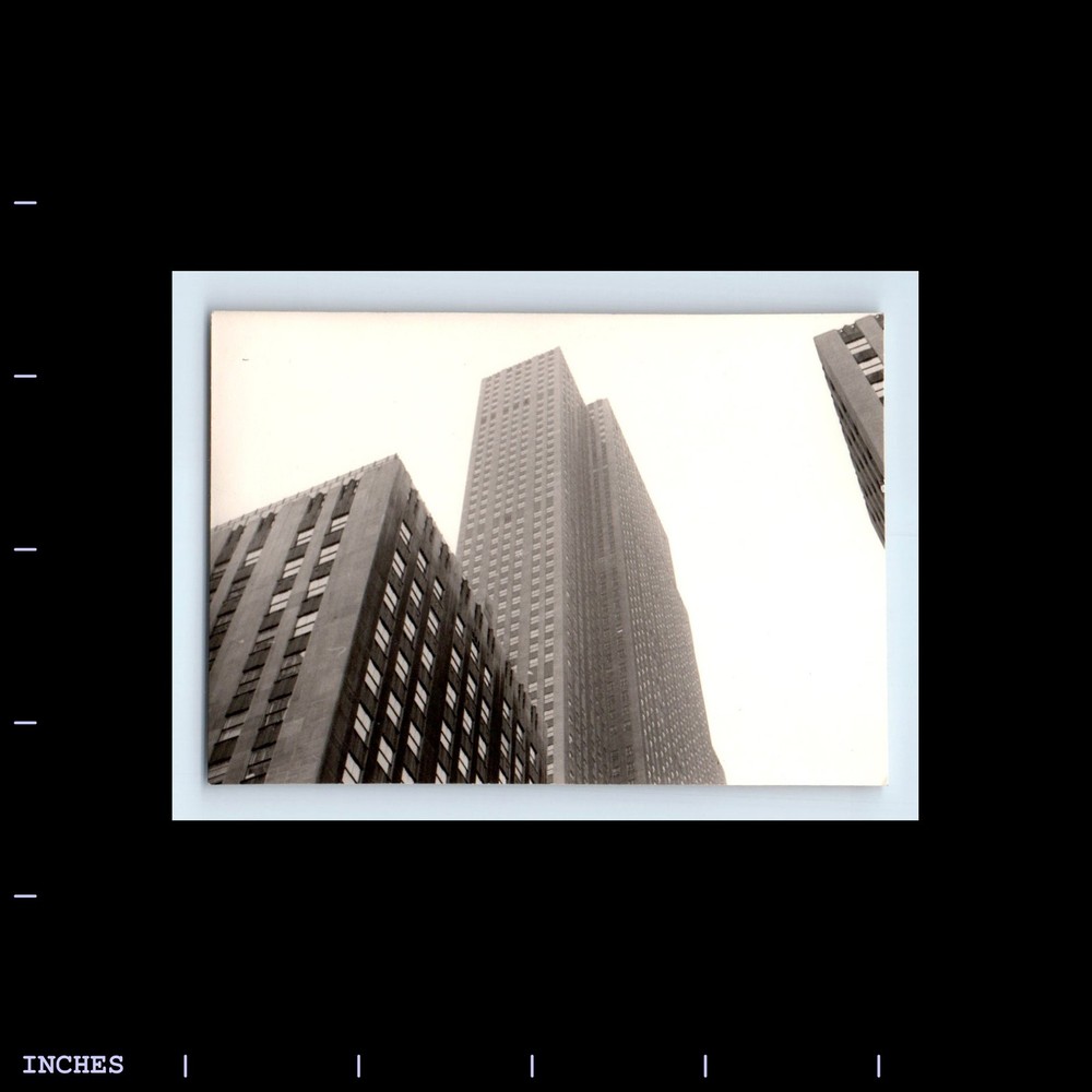Old Vintage Photo ABSTRACT RCA BUILDING SKYSCRAPER ROCKEFELLER CENTER NEW YORK