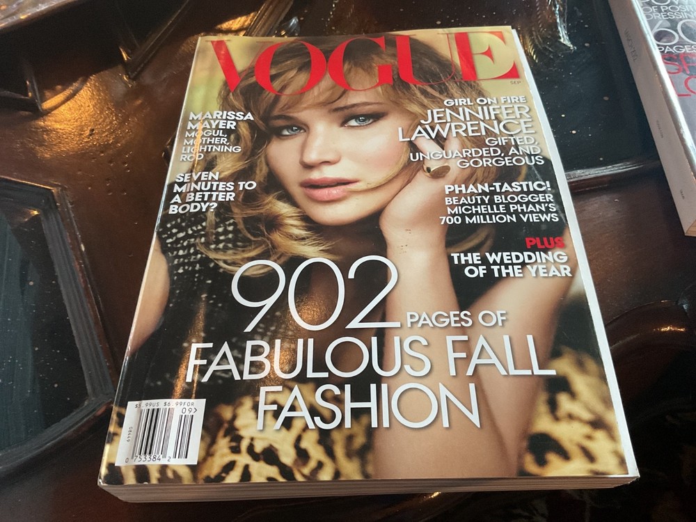 Vogue Magazine September 2013, Jennifer Lawrence,  Excellent  To New