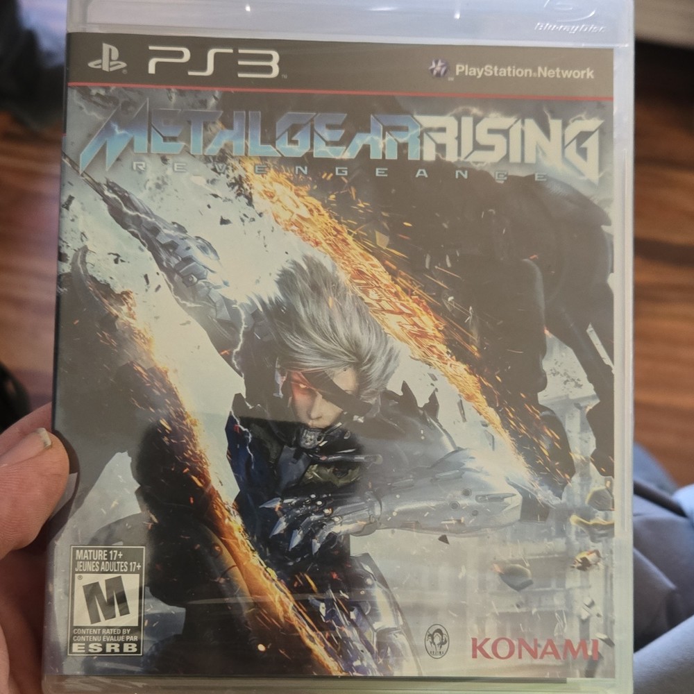 Konami Metal Gear Rising: Revengeance PS3 Action Adventure 2013 Manual NTSC-U/C